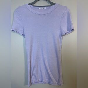 Michael Stars Lavender Short Sleeve Top